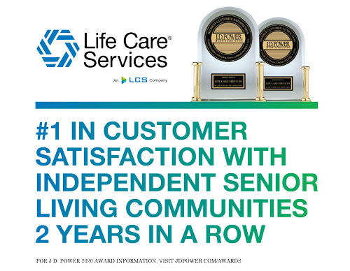 Life Care Services Ranked Highest in Customer Satisfaction among Independent Senior Living Communities | Eastcastle Place