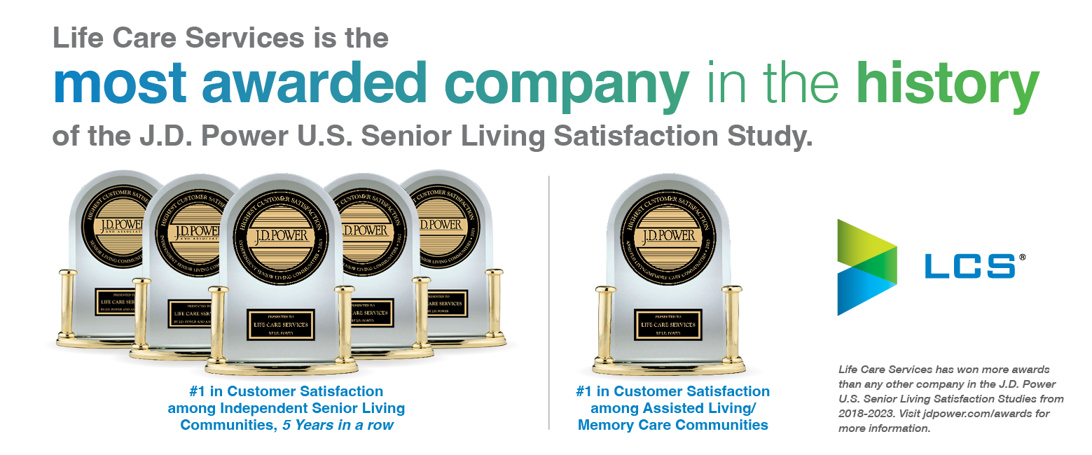 Eastcastle Place’s Management Company becomes J.D. Power’s most awarded brand in the history of its Senior Living Satisfaction Study